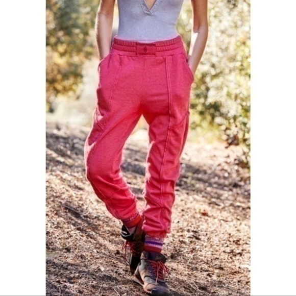 Free People Movement | City Stride Savannah Rose Sweatpants NWT - Picture 3 of 14